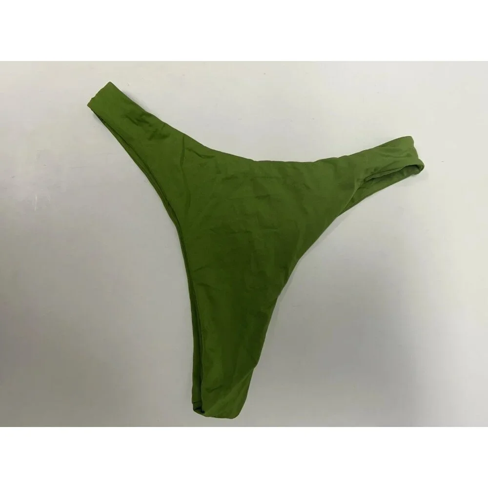 Monday Swimwear Olive Green Underwire Bikini Set
